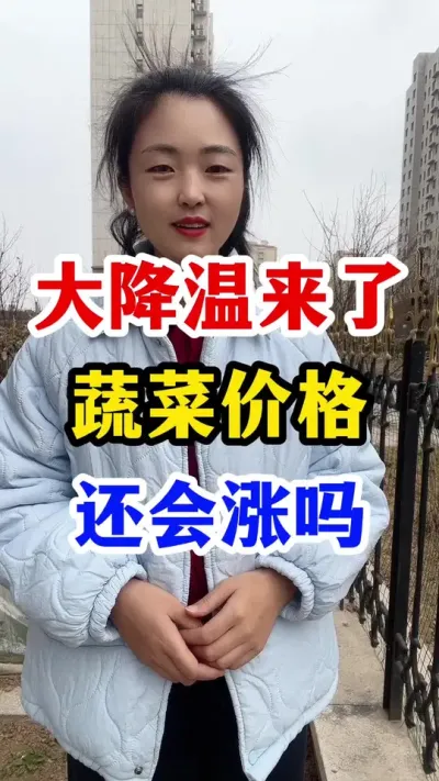 大降温了，蔬菜价格还会涨吗 #西红柿种植 #西红柿种植技术