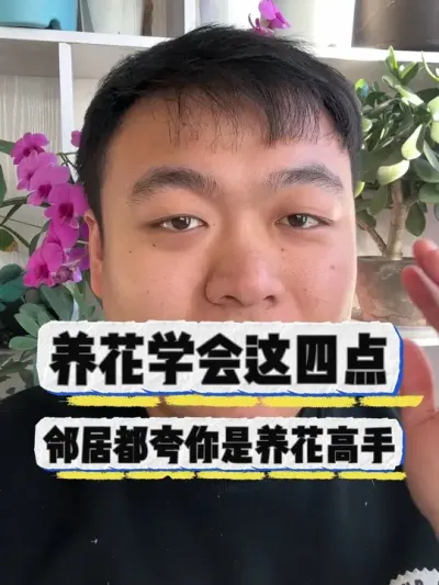 养花学会这四点，邻居都夸你是养花高手。 #养花小知识 #养花 #花卉 #花卉绿植 #盆栽