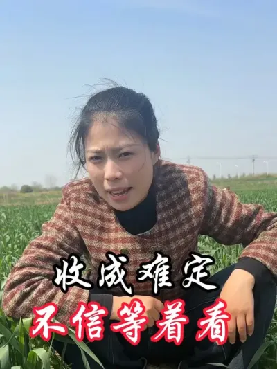 收成还没定，不要灰心#农民种地不容易