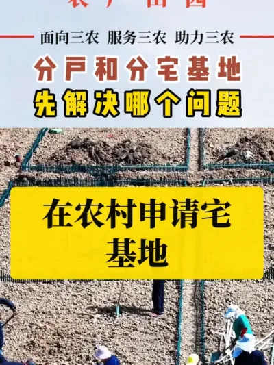 #热门 #政策解读 #今日热点 #政策法规 #宅基地申请