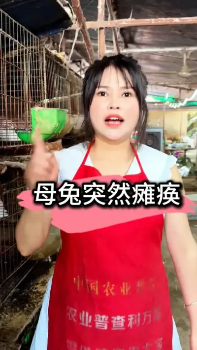 #养兔人 #养兔三分靠管理七分靠技术 #养兔技术 #母兔瘫痪