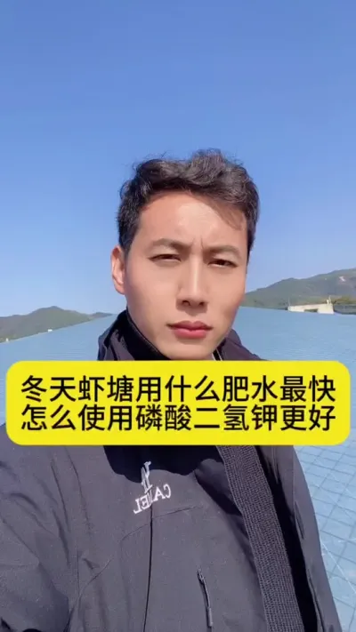 冬天虾塘用什么肥水最快？怎么使用磷酸二氢钾更好？#南美白对虾 #高位池养殖 #冬棚养虾 #小棚养虾 #创作灵感