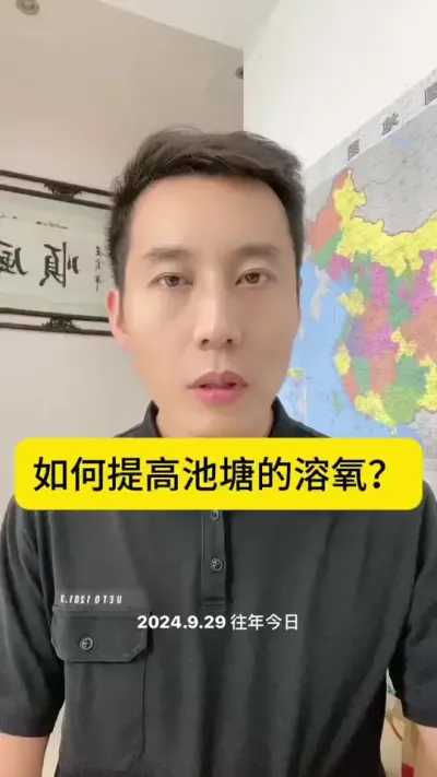 如何提高池塘的溶氧？#水产养殖 #鱼虾蟹养殖 #对虾养殖 #南美白对虾 #养虾人