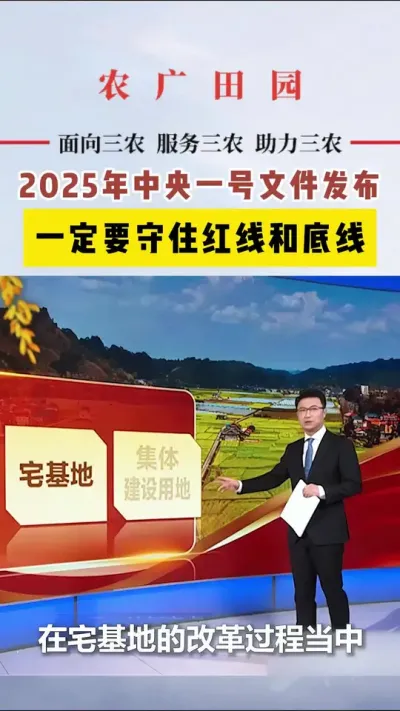 #中央一号文件 #2025年中央一号文件发布 #支持三农扶持三农发展 #乡村振兴计划