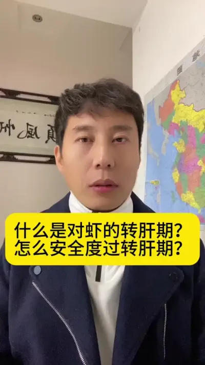 什么是对虾的转肝期？怎么安全度过转肝期？#南美白对虾 #小棚养虾 #高位池养殖 #冬棚养虾 #创作灵感