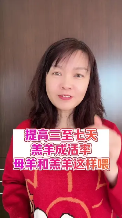羔羊出生三到七天是成活的关键时期，大羊小羊应这样喂#牛羊养殖 #厂家直发品质保证 #畜牧养殖 #养殖场专用