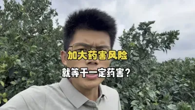 加大药害的风险就等于一定会发生药害？ #三农 #柑橘种植 #农业种植 #果树管理 #药害 