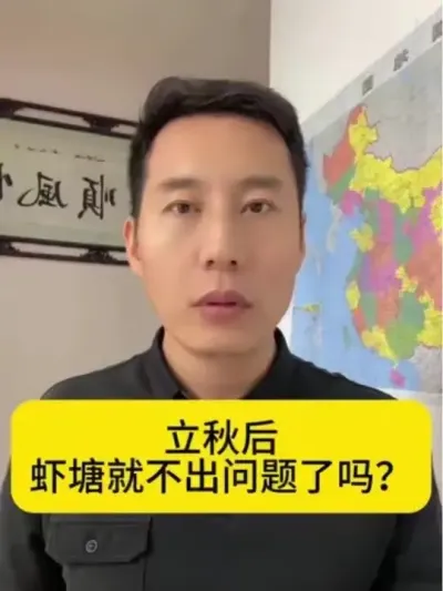 立秋后虾塘就不出问题了吗？#南美白对虾 #养虾人#土塘养虾 #对虾养殖技术 #创作灵感