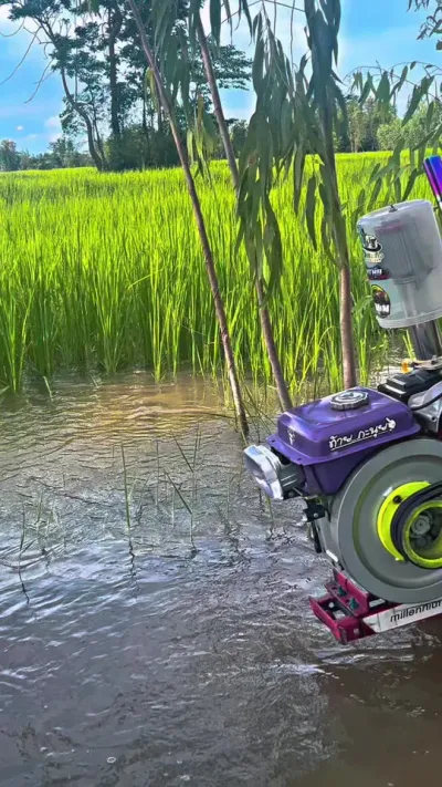 泰国的&ldquo;改装单缸柴油机&rdquo; #洋马单缸柴油机怠速声浪 #泰国改装文化 #洋马单缸柴油机 #现代农业机械 #农机视频 @抖音小助手