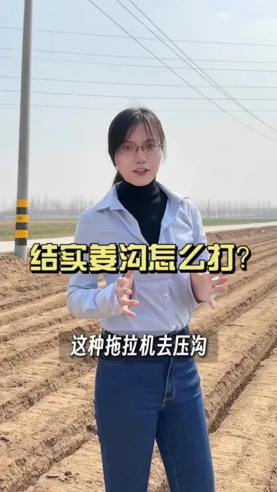 怎么开沟结实又高产？#抖音助农扶农 #乡村生活家 #大姜种植 #新农人计划2025