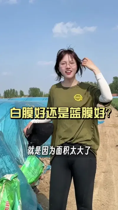 用白膜好还是蓝膜好？#大姜种植 #抖音助农扶农 #乡村生活家 #新农人计划2025