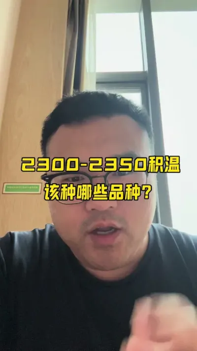 2300-2350积温，应该选哪几个玉米品种？ #玉米种子 #玉米种植