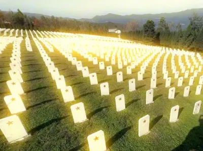 如果我们的中国是一条龙 那这一定是这条龙的龙鳞！#烈士陵园