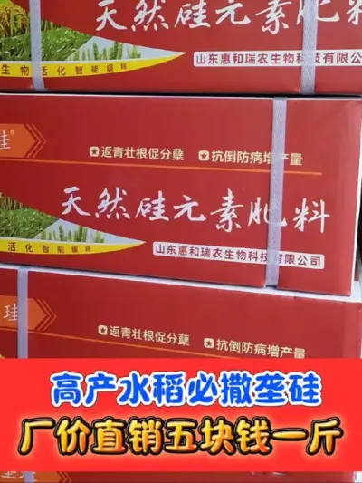 水稻必备垄硅厂价直销 生根促蘖壮杆抗倒抗逆增产#垄硅 #硅肥 #农资肥料 #水稻种植 #水稻高产技术