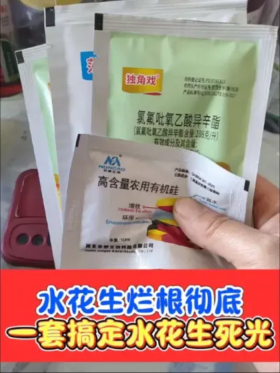水花生除根死彻底 一套一桶水打匀打透，水花生死根烂根彻底不反弹#除水花生 #水花生专杀套餐 #水花生 #除草剂 #农资肥料