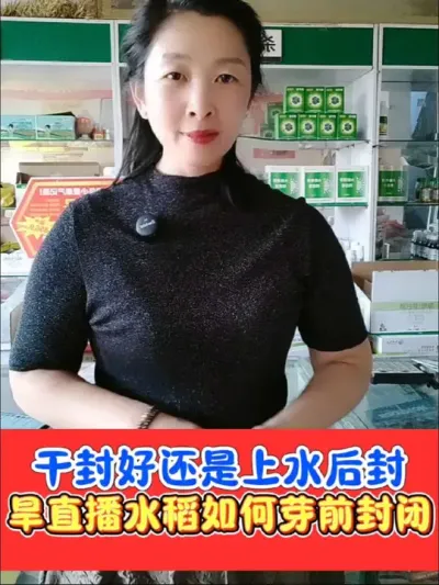 旱直播水稻如何正确封闭 选对药剂，上水后，出芽前打封闭效果好#水稻 #水稻种植 #水稻除草剂 #除草剂 #农资肥料