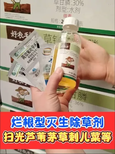 除草烂根死叶不反弹 好农手烂根除草组合，死草不反弹，不伤土壤不影响下茬#除草 #除草剂 #除草烂根 #农资肥料 #农业种植