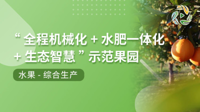 &ldquo;全程机械化+水肥一体化+生态智慧&rdquo;示范果园