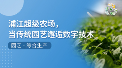 浦江超级农场，当传统园艺邂逅数字技术