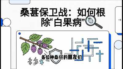 第09节：桑葚保卫战&mdash;&mdash;专治菌核病（白果病），课程：《桑海淘金：桑树高产与蚕桑安全进阶实战课》
