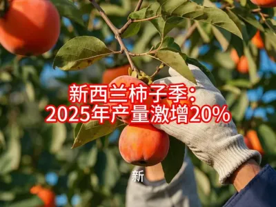 (146) **新西兰柿子季：2025年产量激增20%**@云食界展贸服务平台