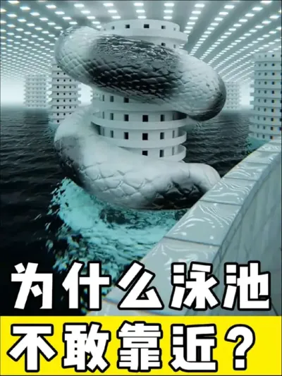为什么这个泳池明明空无一人，却让人不敢靠近？#内容启发搜索 #科普 #梦境 #池核