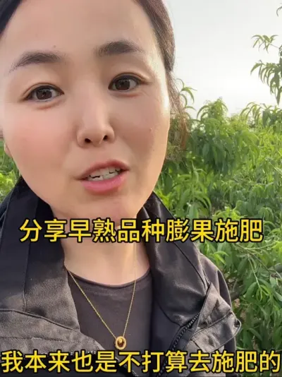 早熟施膨果肥 #分享农业知识帮农民增产增收 #自家果园