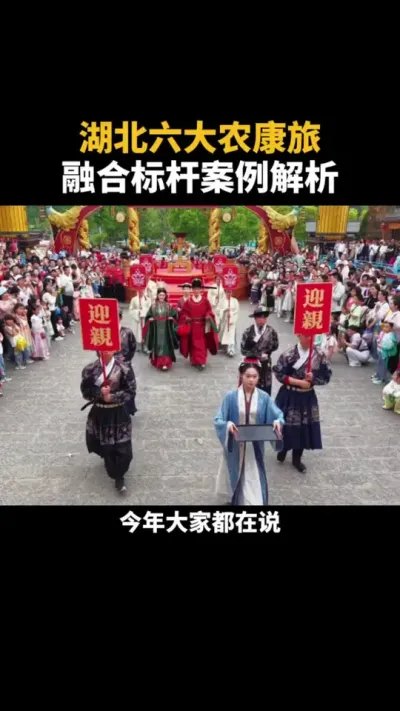 湖北六大农康旅融合标杆案例解析 #乡村振兴 #农业 #康养 #夜经济 #沉浸式