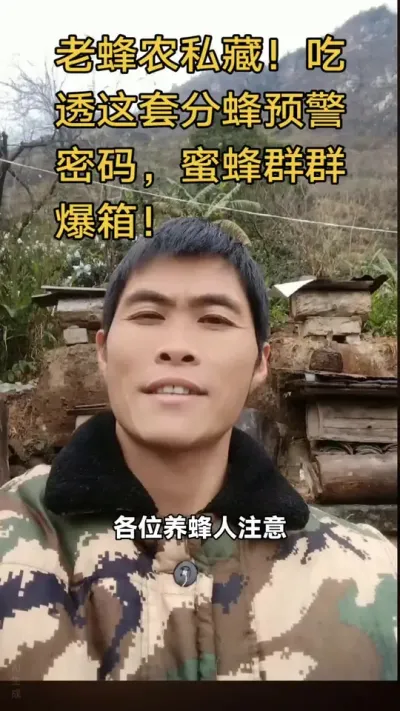 #内容启发搜索 #谌蜜 #养蜂技术 #养蜂技术分享 ，老蜂农私藏！吃透这套分蜂预警密码，蜜蜂群群爆箱！@抖音小助手 @DOU+小助手