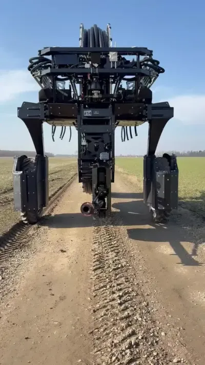 无人驾驶灌溉车表演压辙印 #拖拉机导航自动驾驶 #喷灌机 #灌溉神器 #现代农业机械 #农机视频 @抖音小助手