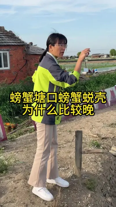 螃蟹塘口蜕壳为什么比较晚！！！ #渔多多养殖模式 #新农人计划2025 #龙虾养殖 #大闸蟹养殖 #三农