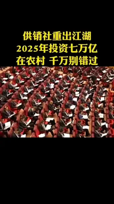 供销社重出江湖了2025年投资七万亿在农村千万别错过 #乡村振兴 #乡村扶持 #供销社 #家庭农场