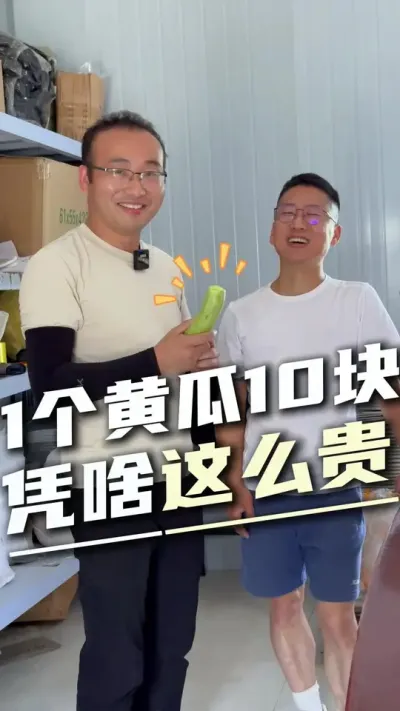 一个黄瓜卖10块？凭啥这么贵？#水肥一体化 #有机农场 #有机蔬菜 #水肥设计