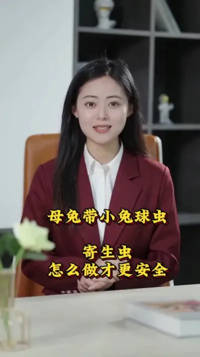 母兔带小兔，球虫寄生虫怎样做才更安全 #养兔人 #兔子 #肉兔养殖 #养兔技术交流中心#养兔专业户 #养兔三分靠管理七分靠技术