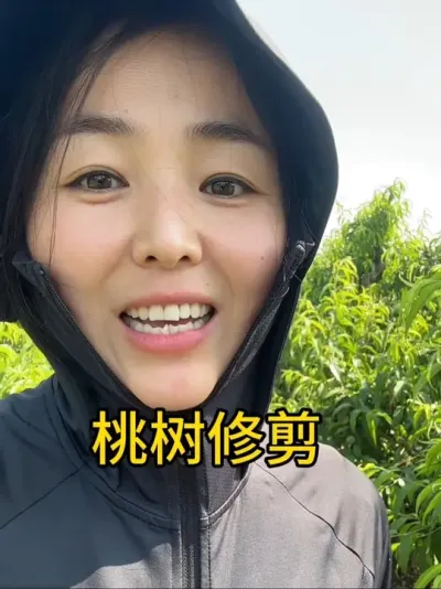 桃树修剪 #分享农业知识帮农民增产增收 #分享农业植保技术知识传播正能量 #农业种植 #自家果园