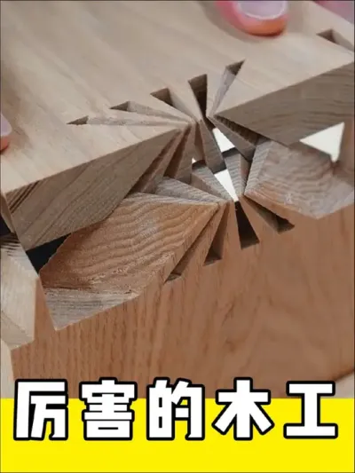 厉害的木工#木工 #榫卯结构 #手艺人 #木匠 #木工diy
