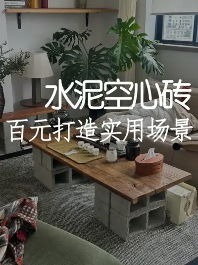 一条视频教你自己用空心砖DIY创意场景 #小院改造 #小院时光 #天雅设计 #干货分享 #创意