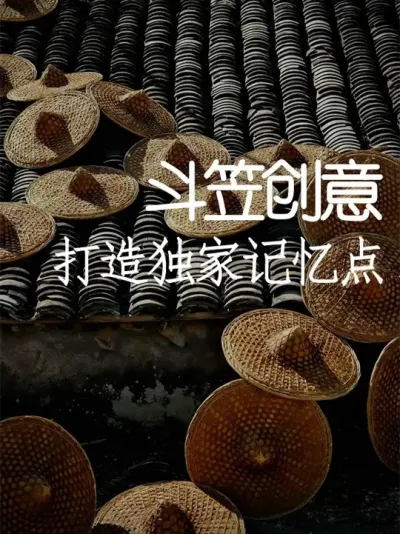 不买网红装饰！用斗笠轻松打造独特场景 #小院改造 #小院时光 #天雅设计 #创意 #装置艺术