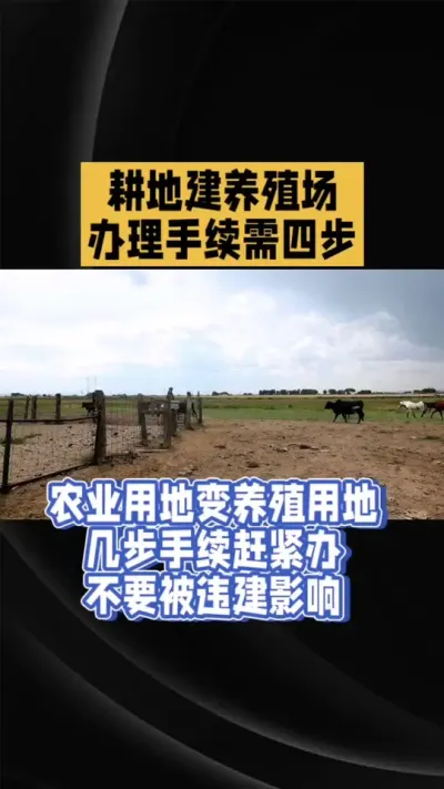 耕地办养殖场用地 手续你得办！