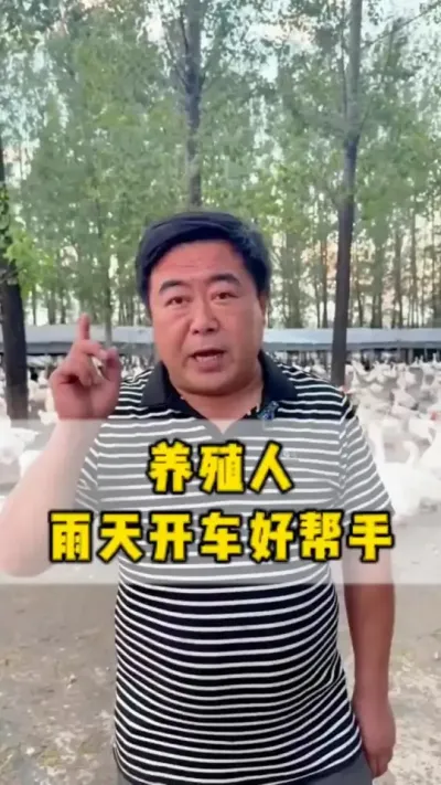 养殖人雨天开车好帮手 雨天开车模糊看不清？一招让玻璃秒变高清！#雨天驾驶 #玻璃清洁 #养鹅人必备