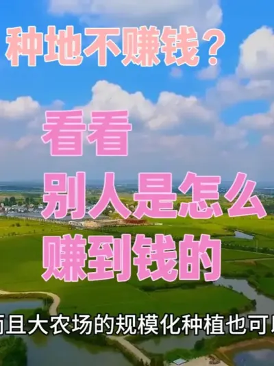 种地不赚钱？看看别人是怎么赚钱的 #农业种植 #种地不赚钱 #认知 #思维