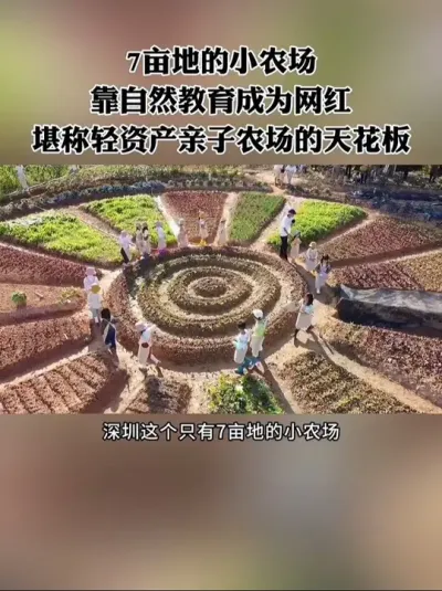 这个只有7亩地的小农场，靠田园美学和自然教育迅速走红，堪称轻资产亲子农场的天花板，模式值得借鉴！#亲子农场 #新农人 #网红农场 #休闲农业 #农场