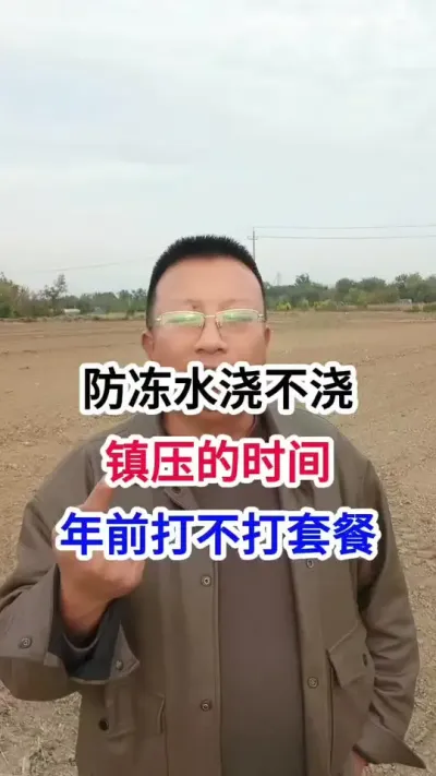 防冻水浇不浇，镇压的时间，年前打不打套餐 防冻水浇不浇，镇压的时间，年前打不打套餐#小麦种植 #小麦种植管理技术 #马哥聊农业 #小麦高产技术 #小麦高产