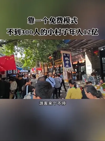不到300人的小村子，去年居然吸引了800万游客，年入12亿！怎么做到的？#乡村旅游 #乡村振兴 #新农人 #三农 #文旅