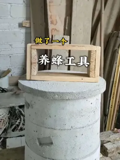 做了一个养蜂工具 逐磨养蜂的好玩方法#我的乡村生活 #新农人计划2025