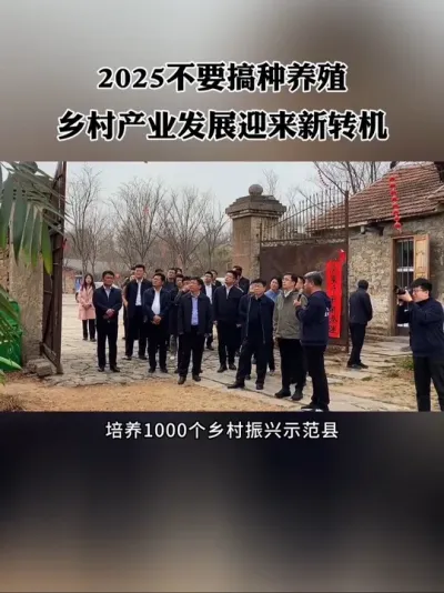 2025不要搞种养殖，乡村产业发展迎来新转机！#乡村振兴 #休闲农业 #新农人 #农场