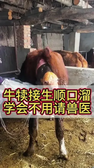 牛犊接生顺口溜，学会不用请兽医#农村养牛 #养牛技术 #科学养牛 #养牛人 #三农