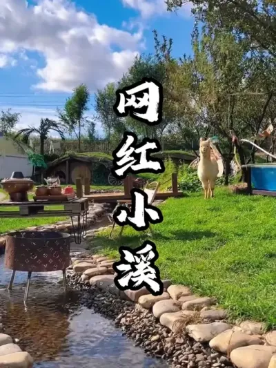 农庄农场可以打造一条高颜值的迷你小溪，可以满足多种玩法#游云文旅 #规划设计 #乡村振兴 #周二课堂
