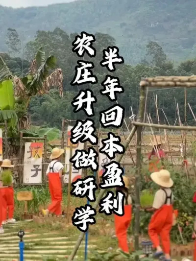 农庄升级做研学，半年回本盈利#游云文旅 #规划设计 #乡村振兴 #周二课堂